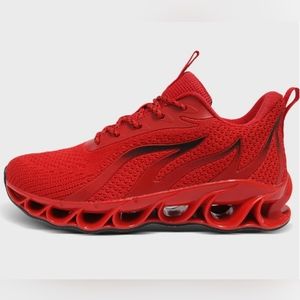 Red Flame Women Walking Shoes